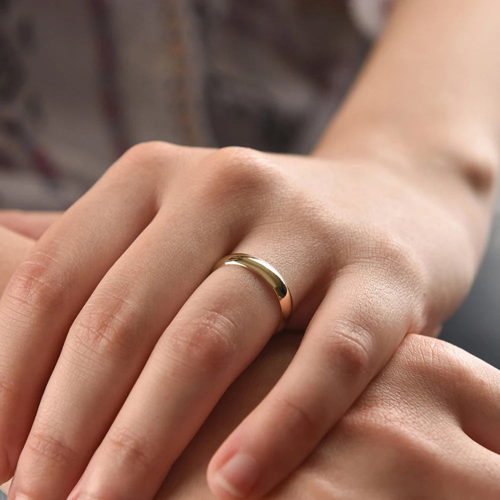 Classic Style Rings for Stacking Stainless Steel Rings For Woman For Gift Jewelry