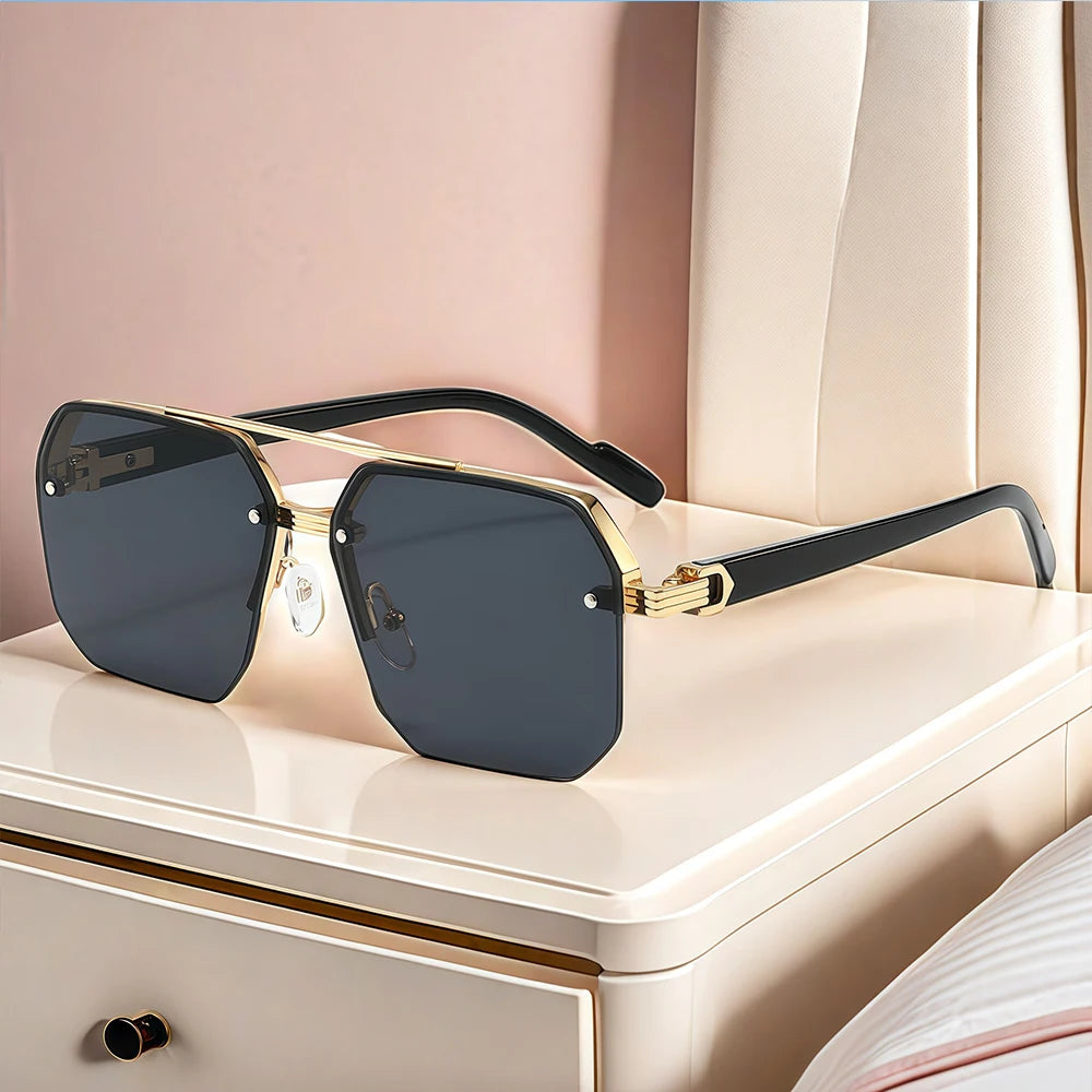 2025 Frameless Square Sunglasses