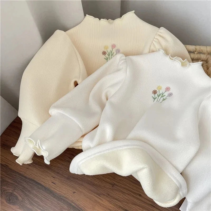 Baby Girls Winter Embroidered Sweater