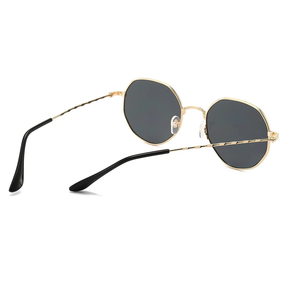 Polygon Metal Vintage Sunglasses