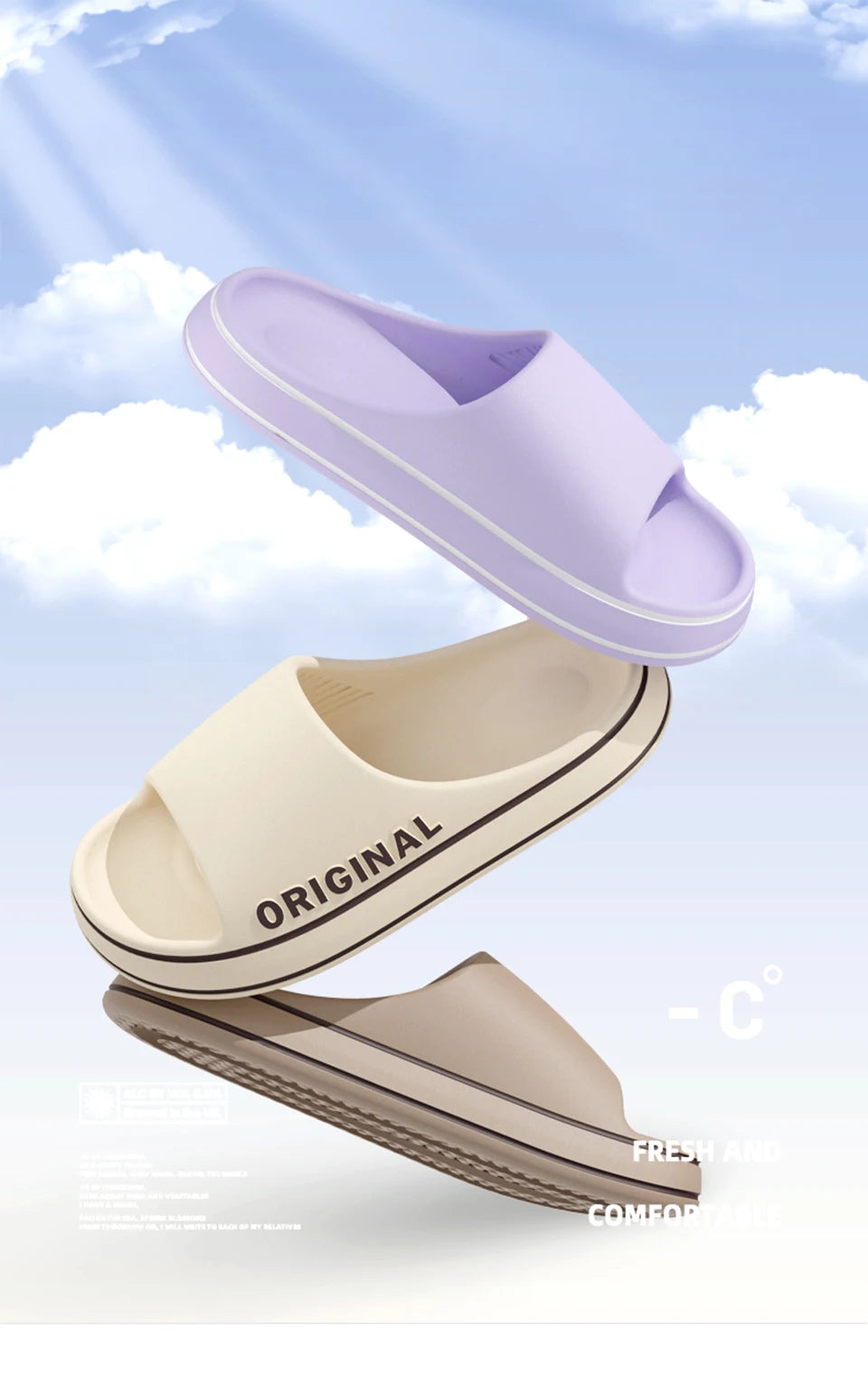 Feslishoet Unisex Summer Slippers