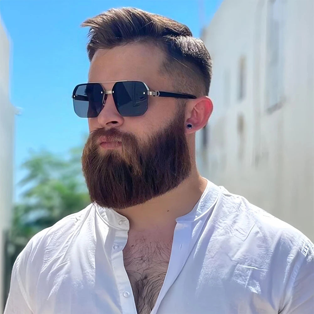 2025 Frameless Square Sunglasses