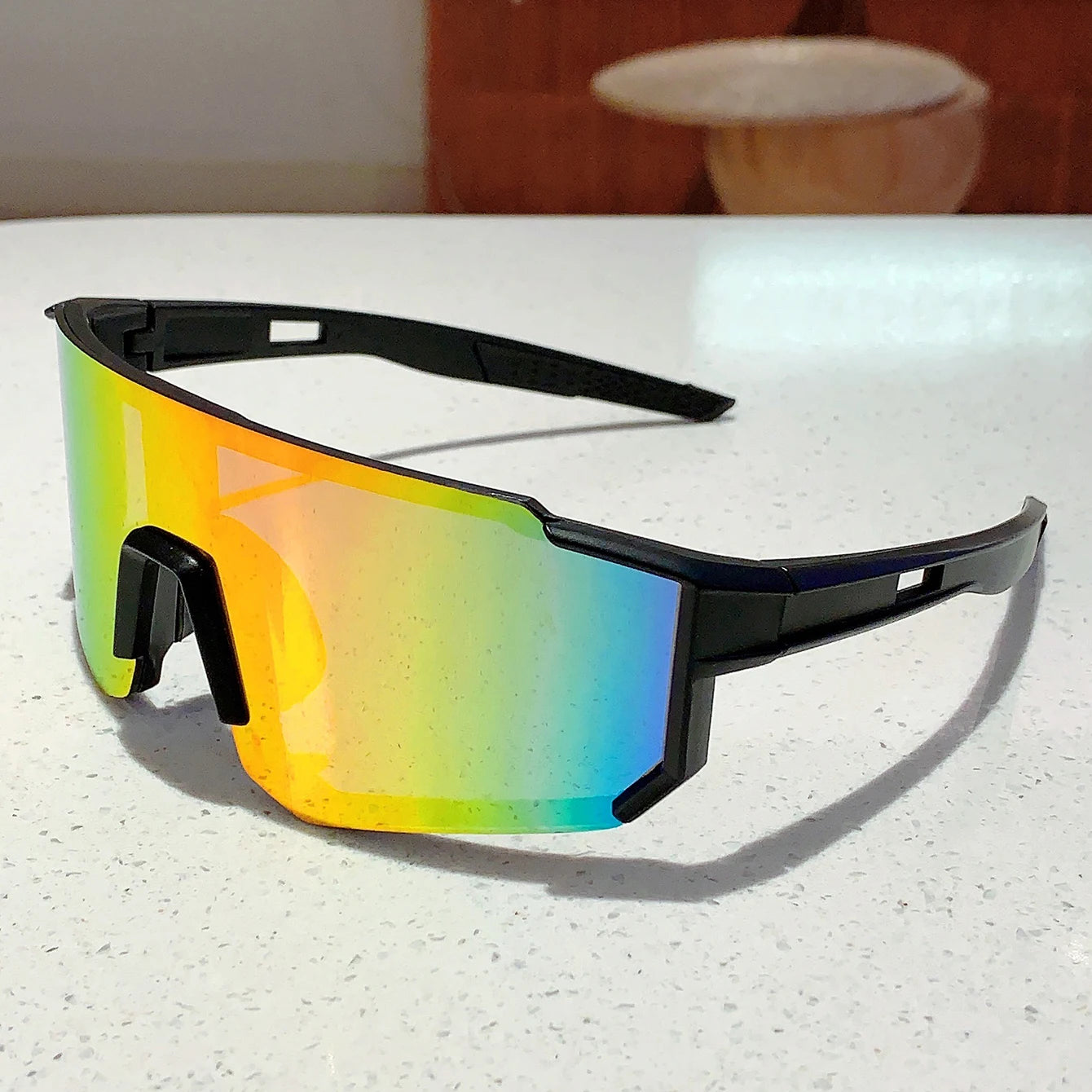 Trendy Oversized Sports Sunglasses