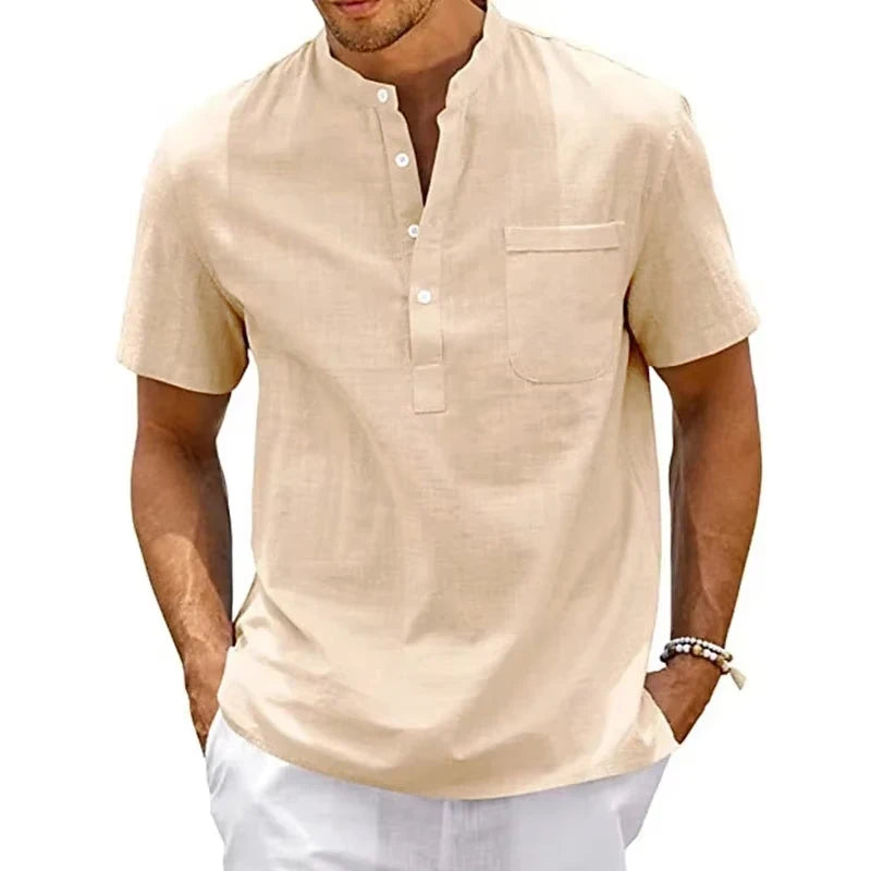 Lightweight Summer Men’s Button Shirt