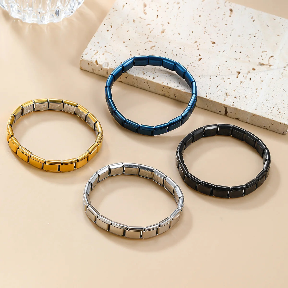 Trendy Italian Stainless Steel Bracelet