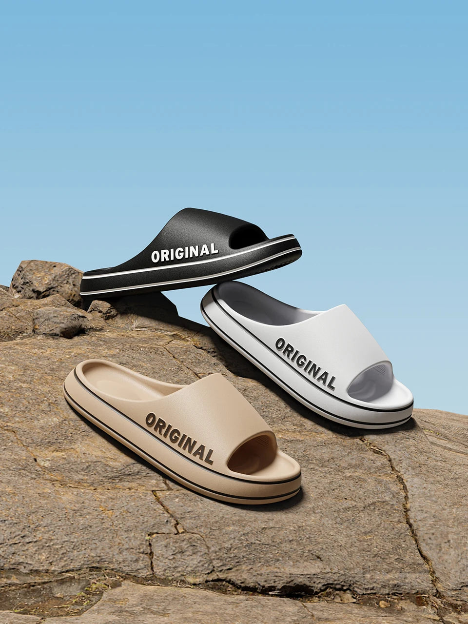 Feslishoet Unisex Summer Slippers