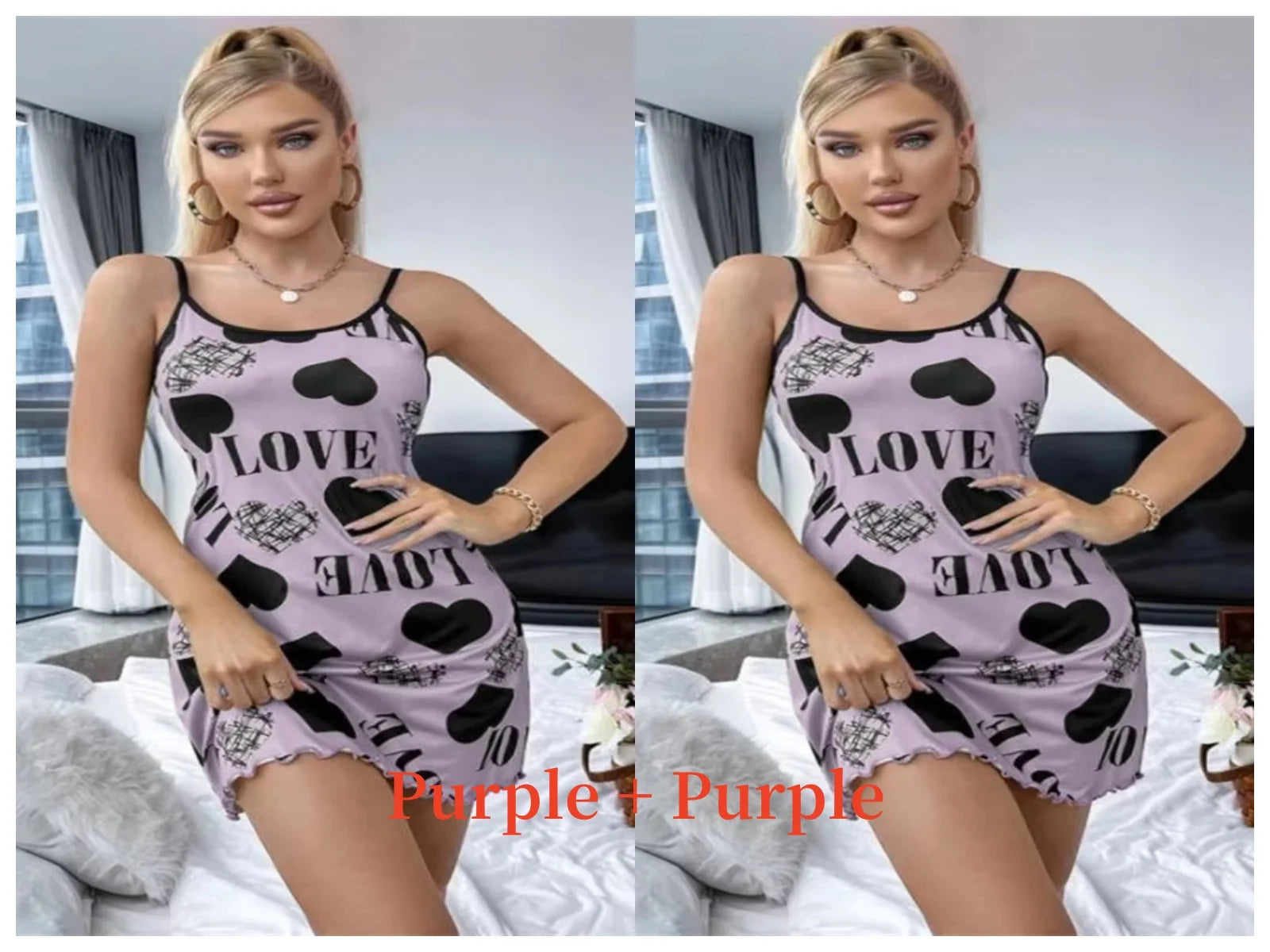 Sexy Summer Print Pajama Dress