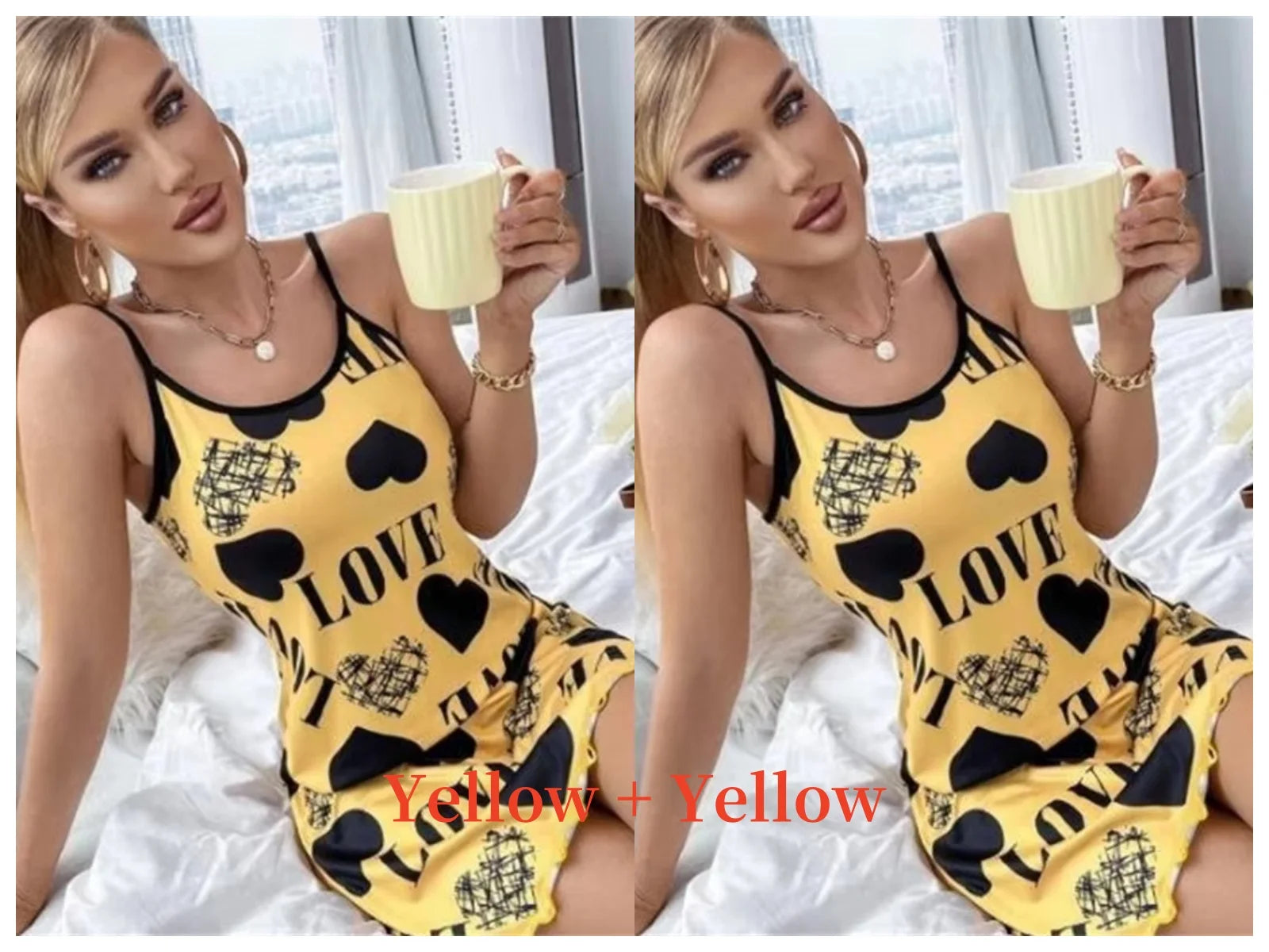 Sexy Summer Print Pajama Dress