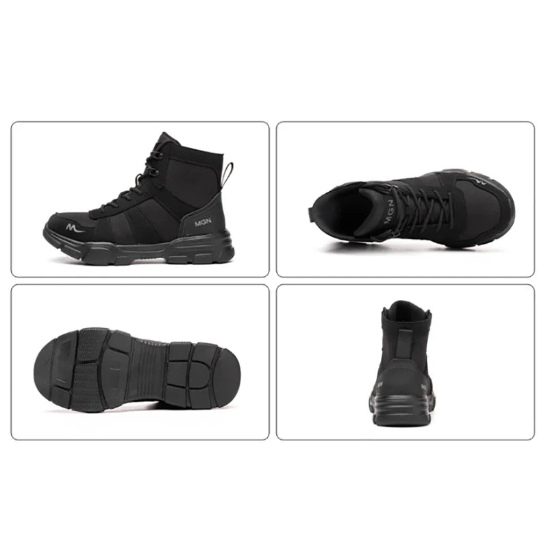 Indestructible Steel Toe Work Boots