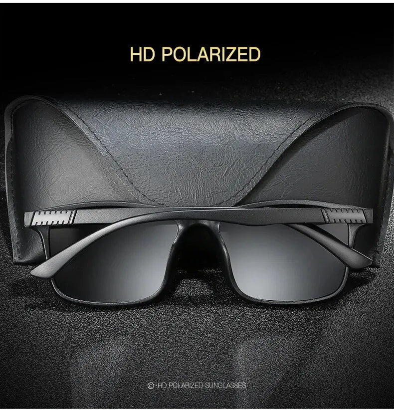Luxury Polarized Square Sunglasses