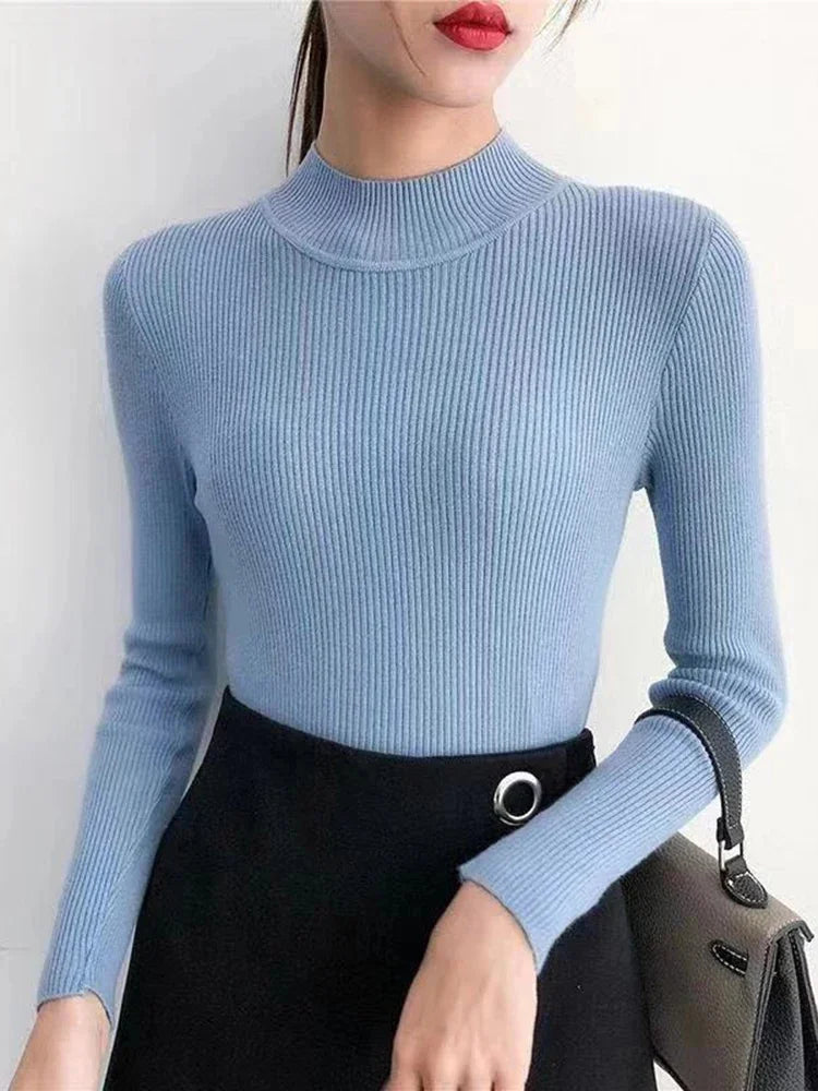 Basic Mock Neck Sweater