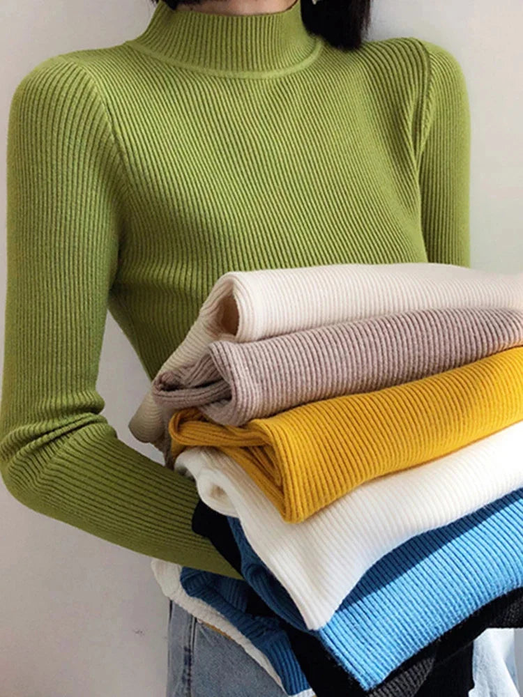 Basic Mock Neck Sweater