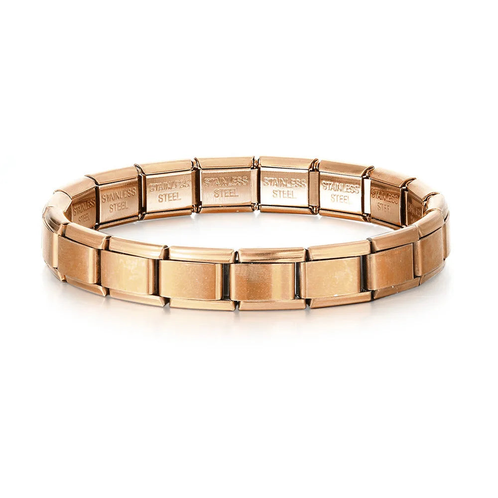 Trendy Italian Stainless Steel Bracelet