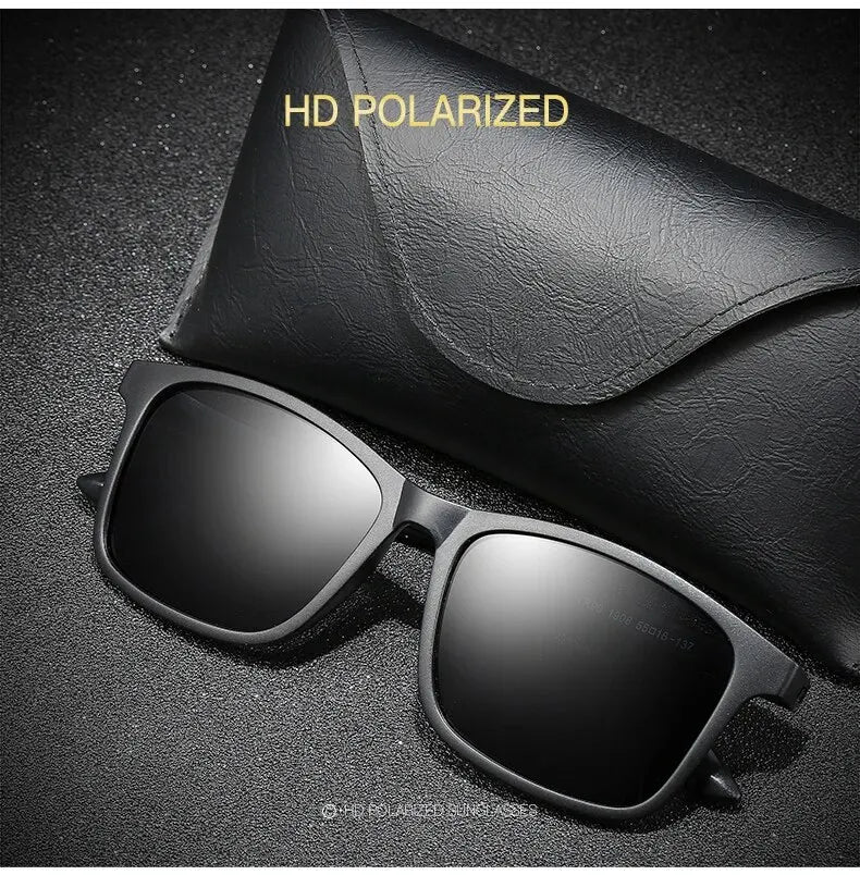 Luxury Polarized Square Sunglasses