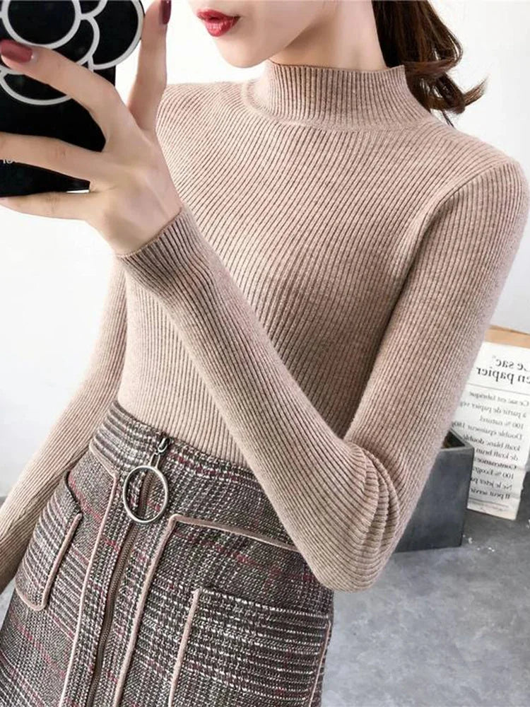Basic Mock Neck Sweater