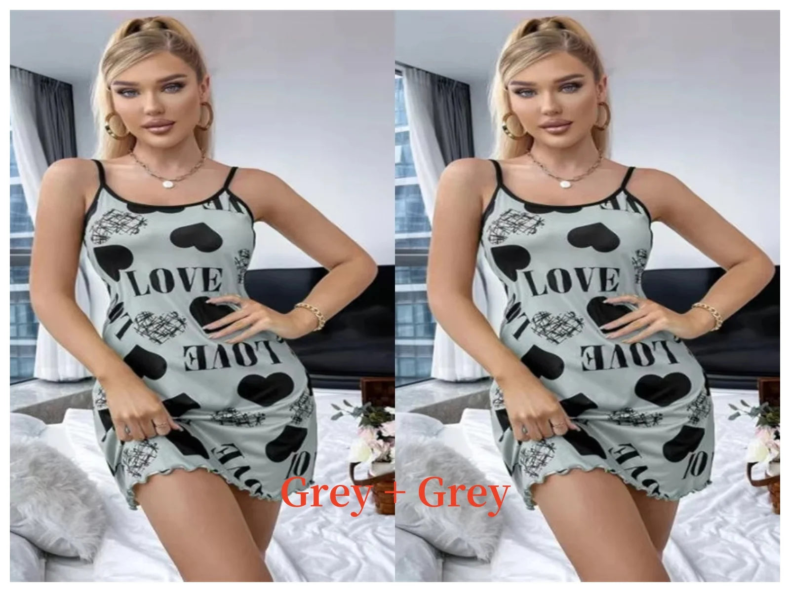 Sexy Summer Print Pajama Dress