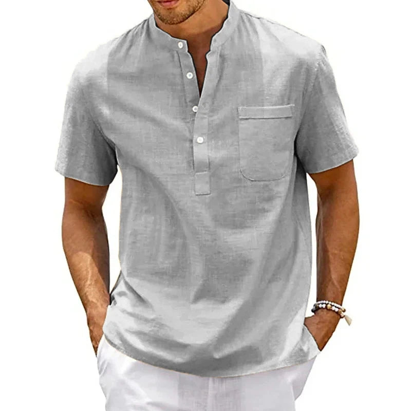 Lightweight Summer Men’s Button Shirt