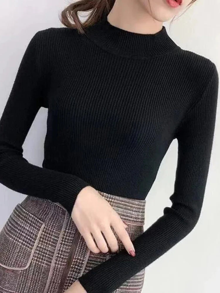 Basic Mock Neck Sweater