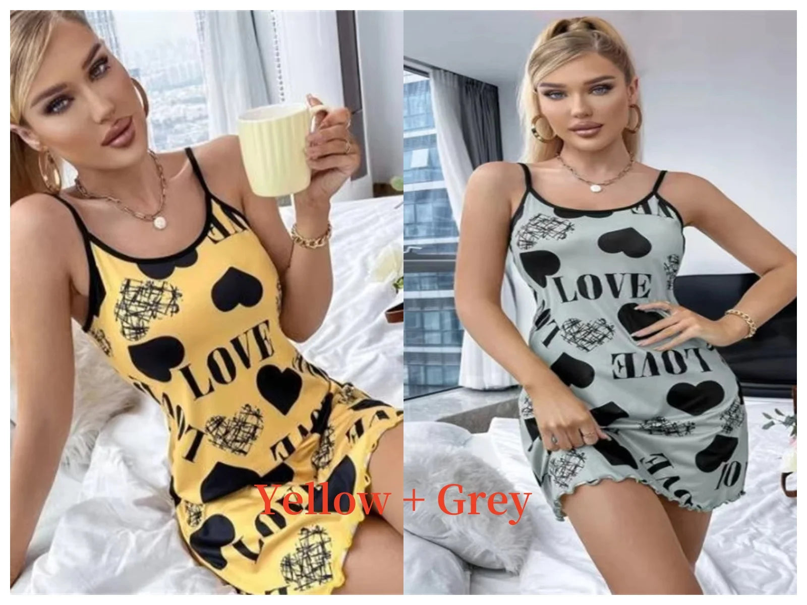 Sexy Summer Print Pajama Dress
