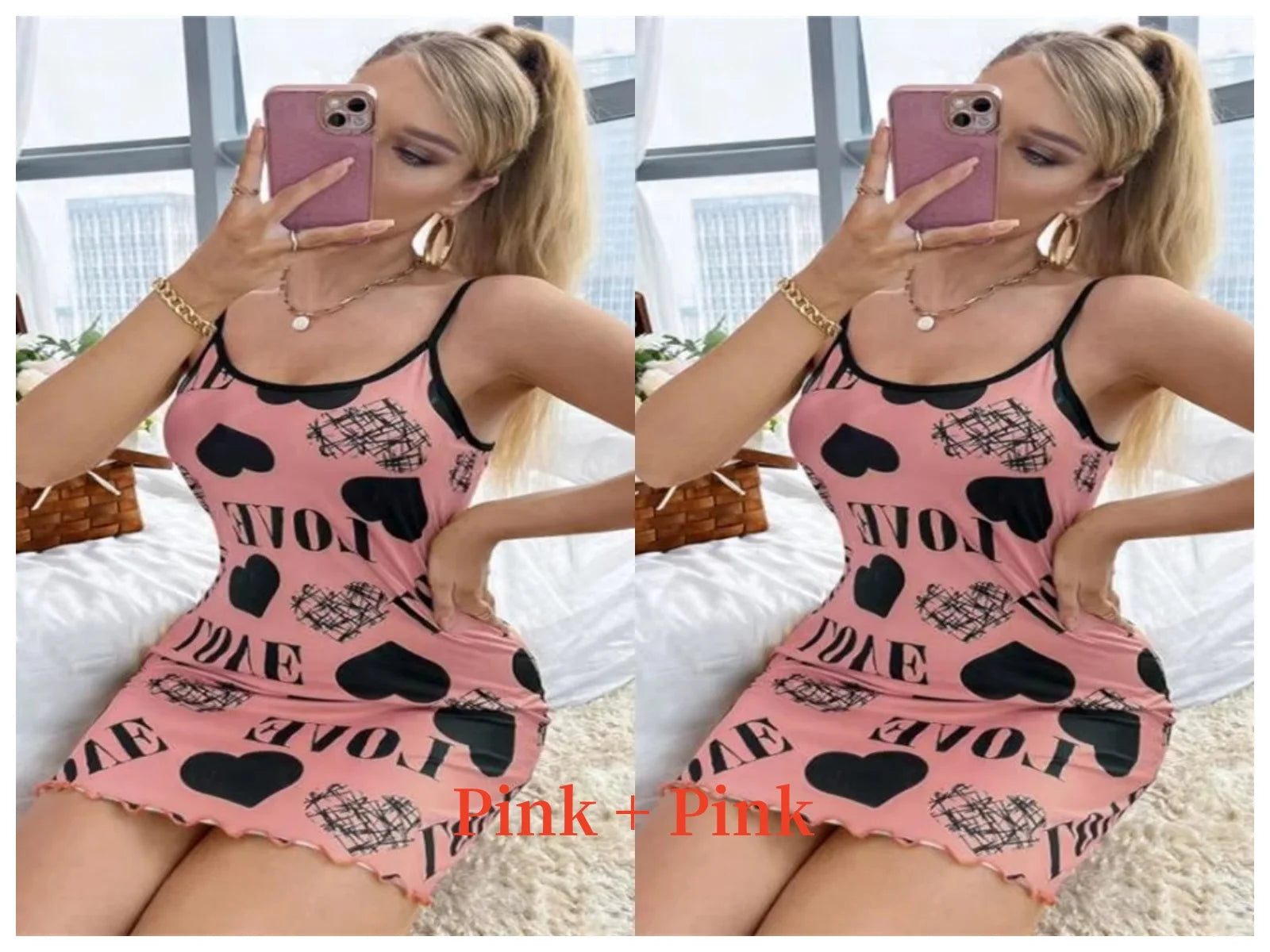 Sexy Summer Print Pajama Dress