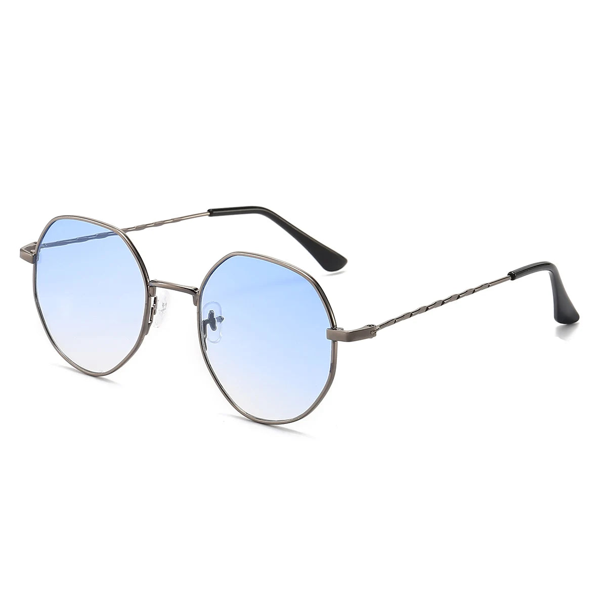 Polygon Metal Vintage Sunglasses