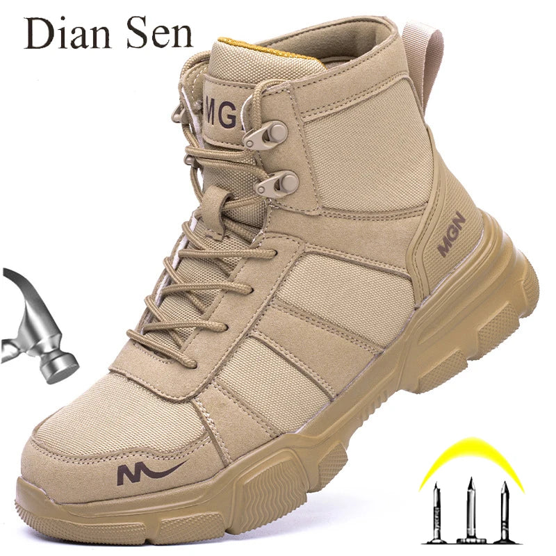 Indestructible Steel Toe Work Boots