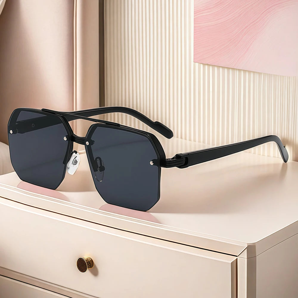 2025 Frameless Square Sunglasses