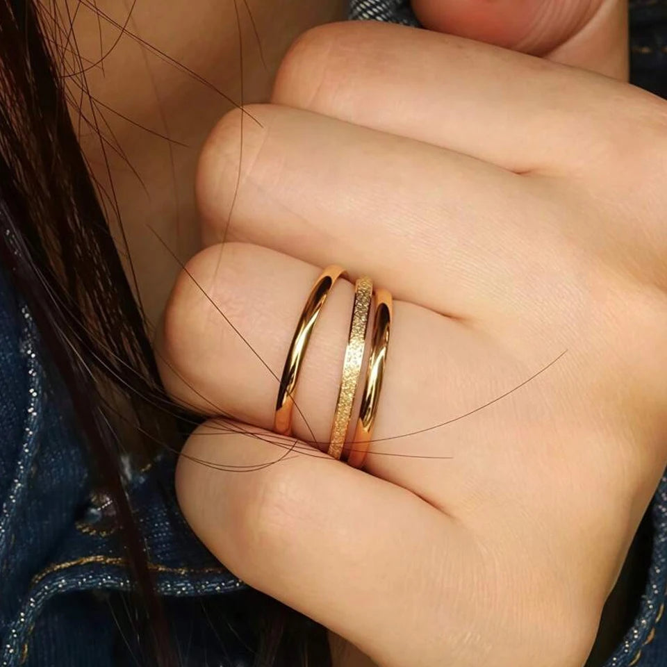 ZAKOL Minimalist Stainless Steel Ring