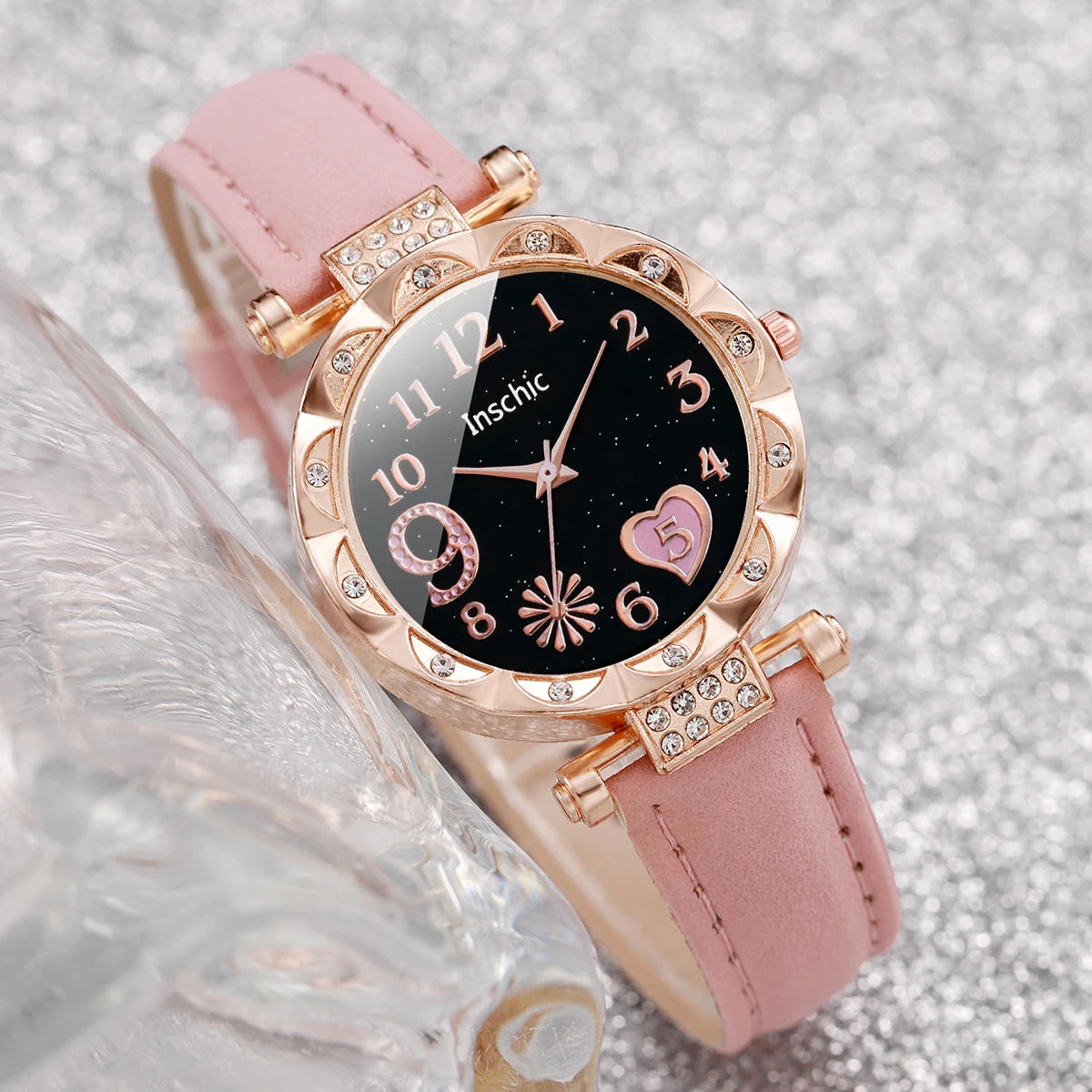 Elegant 6-piece women's watch set without box