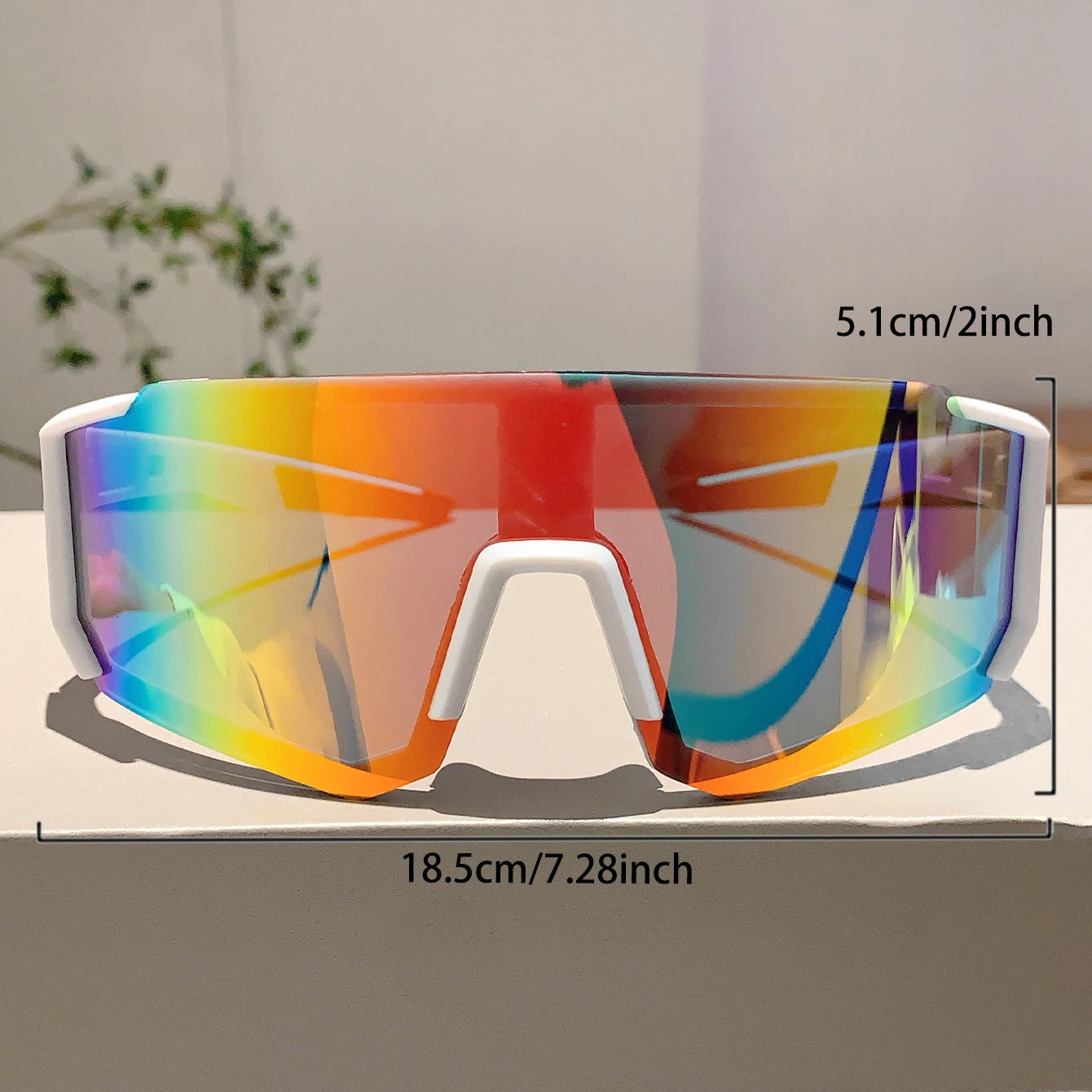 Trendy Oversized Sports Sunglasses