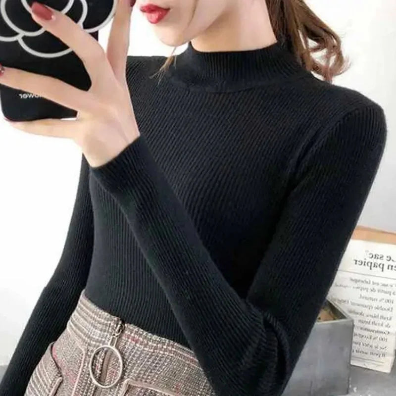 Basic Mock Neck Sweater