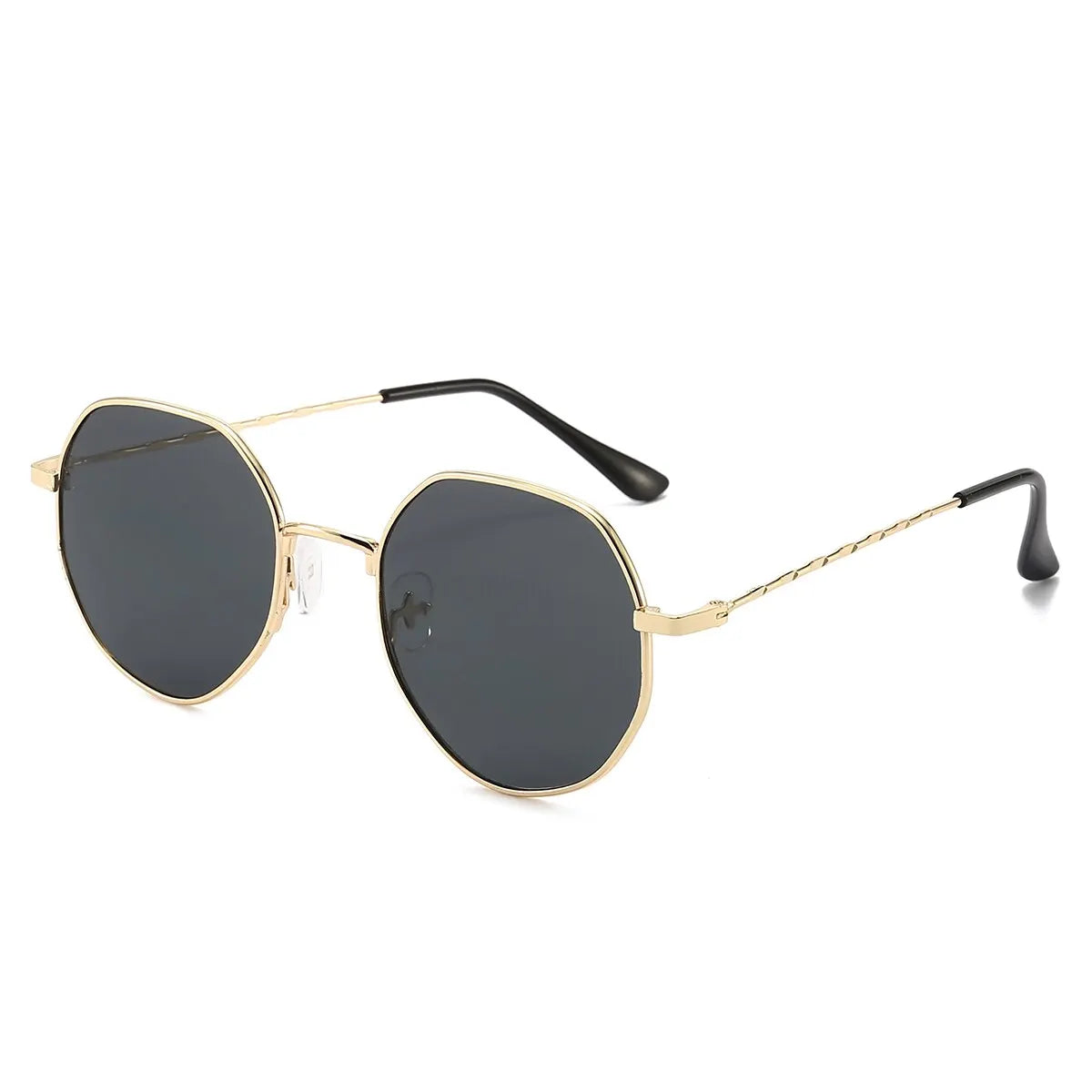 Polygon Metal Vintage Sunglasses