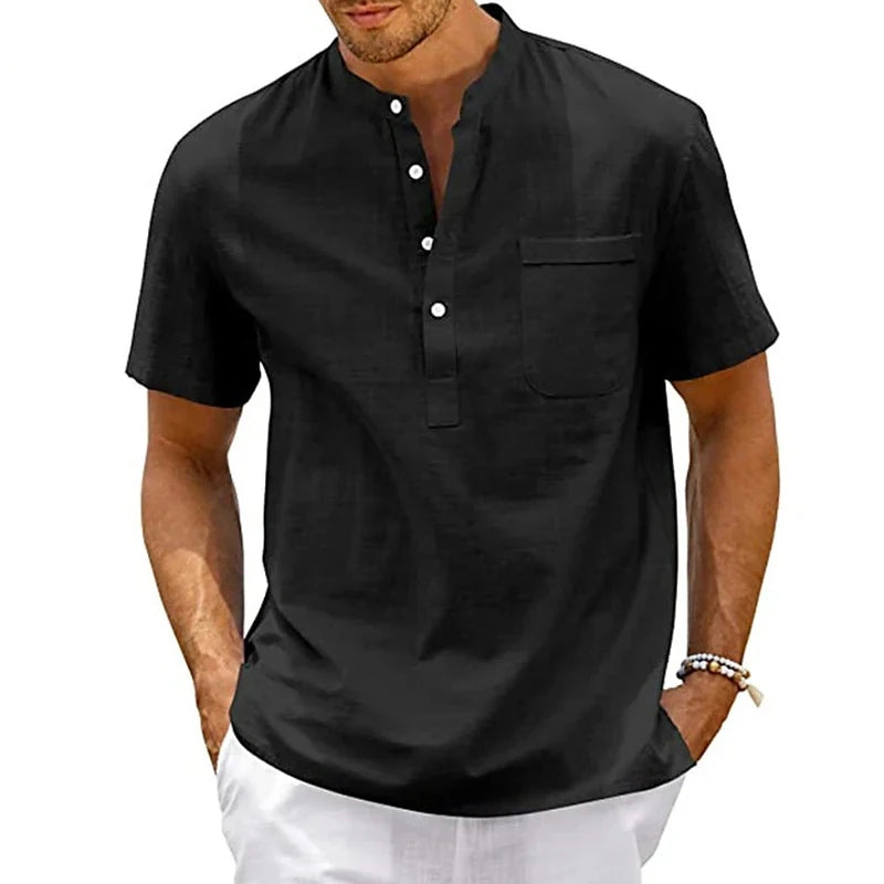 Lightweight Summer Men’s Button Shirt