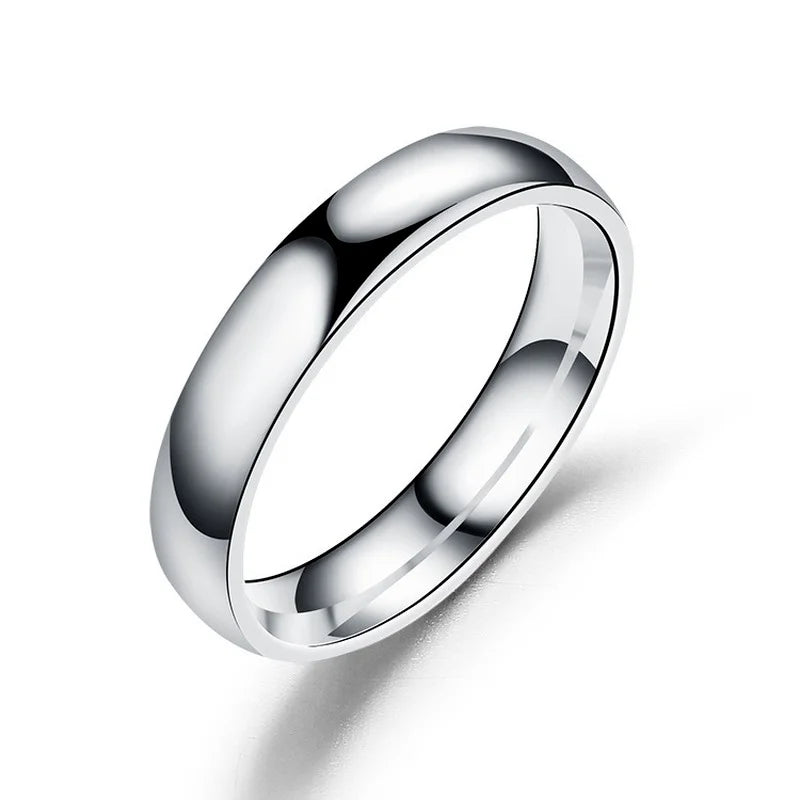 Titanium Wedding Ring – For Men & Women, Anti-Allergy, Polished