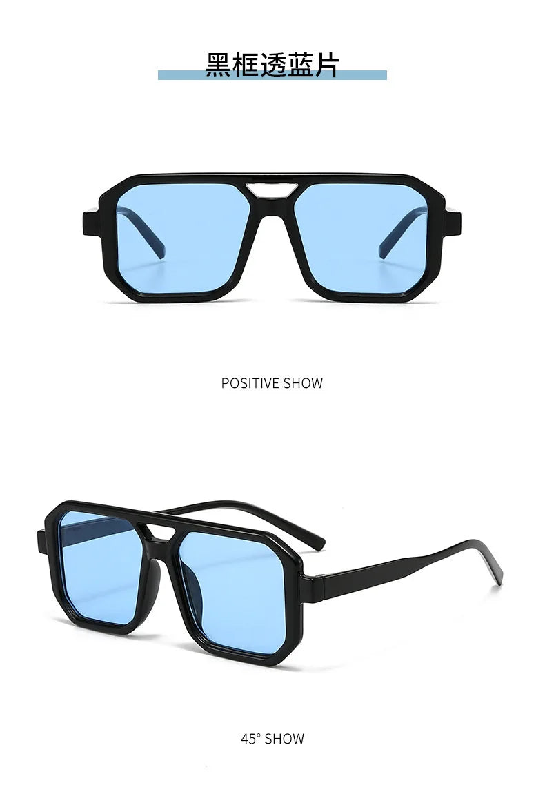 Vintage Oversized Square Sunglasses