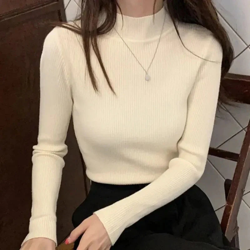 Basic Mock Neck Sweater
