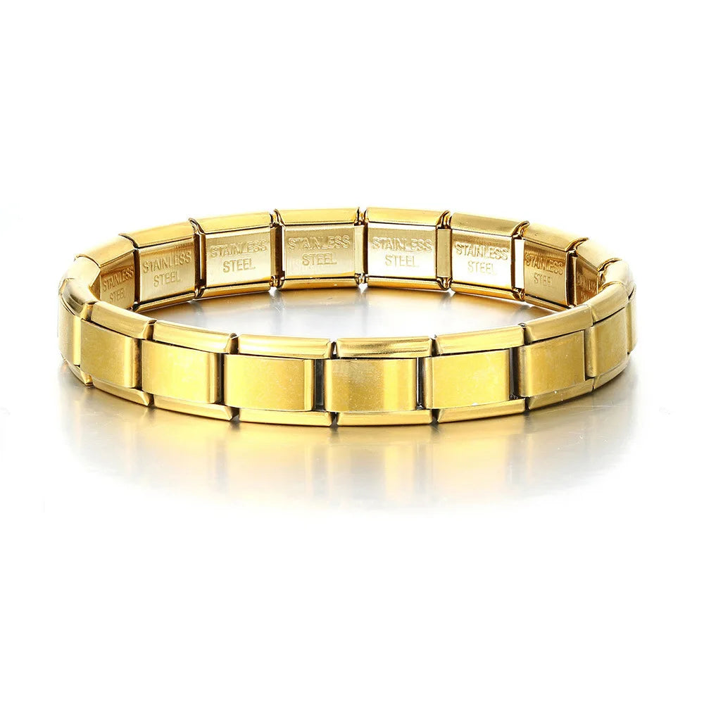 Trendy Italian Stainless Steel Bracelet