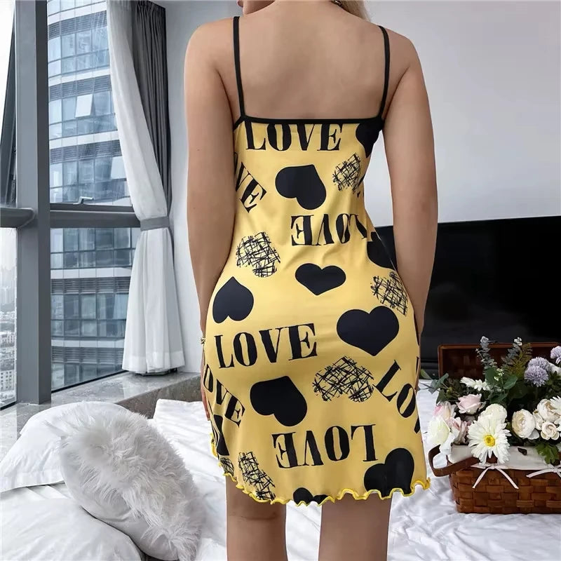 Sexy Summer Print Pajama Dress
