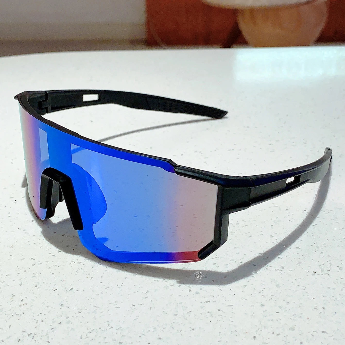 Trendy Oversized Sports Sunglasses