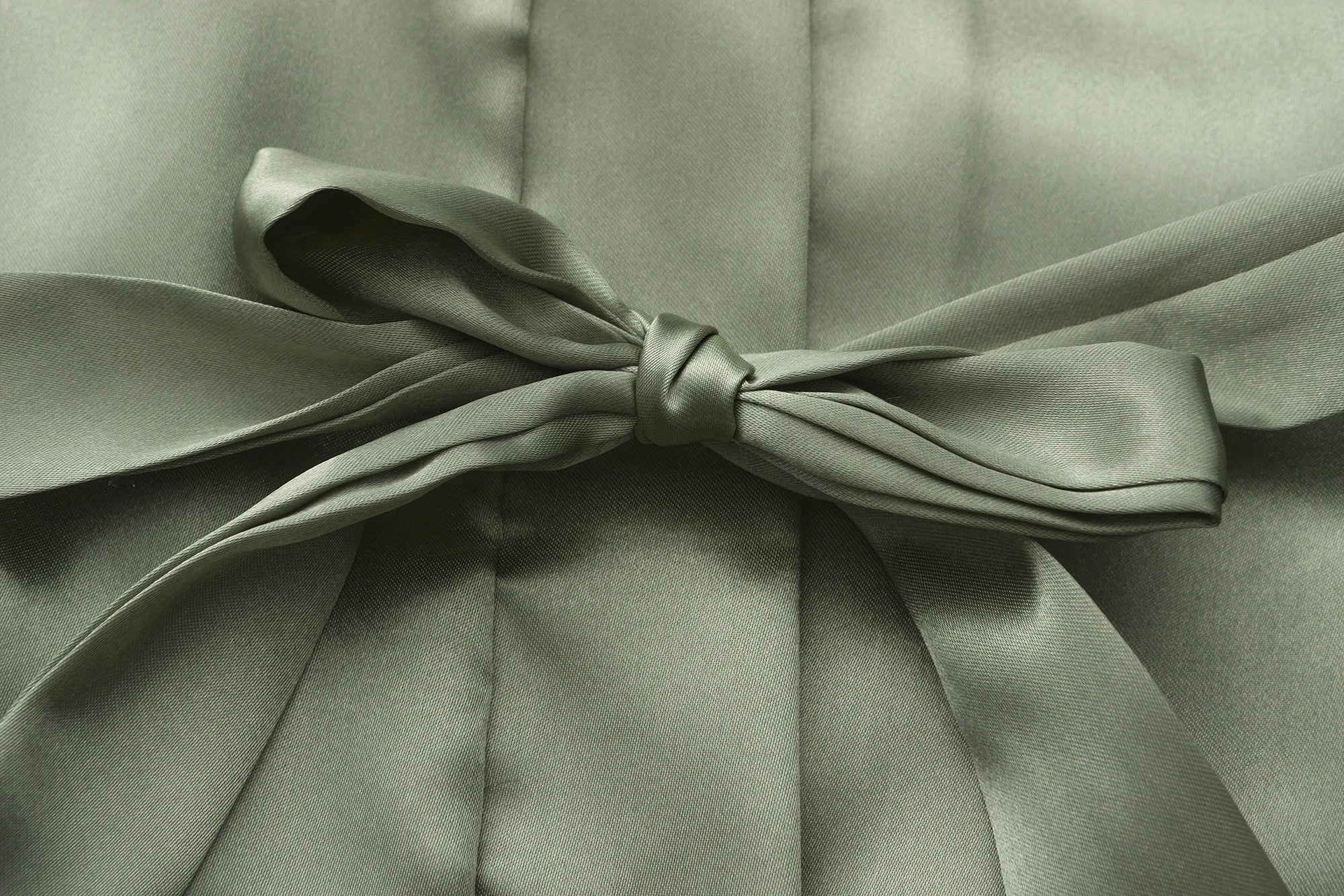 Bridesmaid Satin Robe – Grass Green
