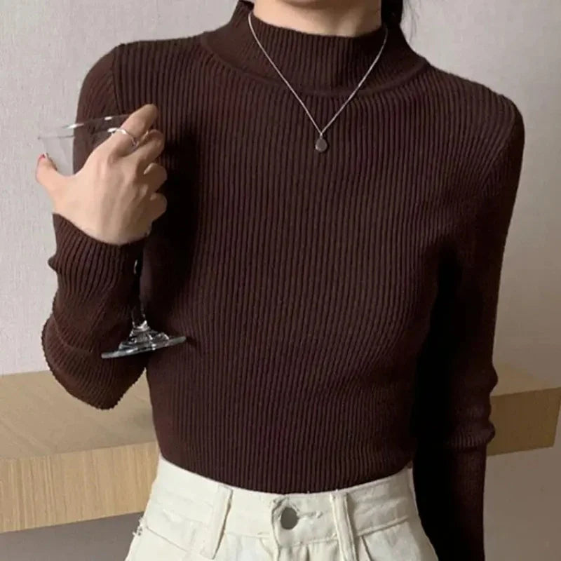 Basic Mock Neck Sweater