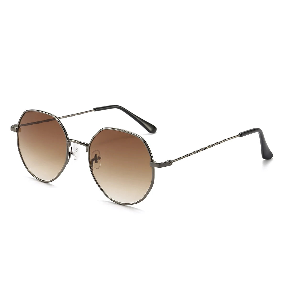 Polygon Metal Vintage Sunglasses
