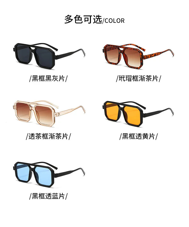 Vintage Oversized Square Sunglasses