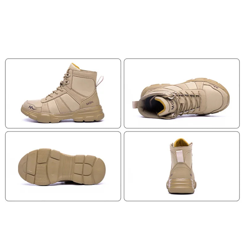 Indestructible Steel Toe Work Boots