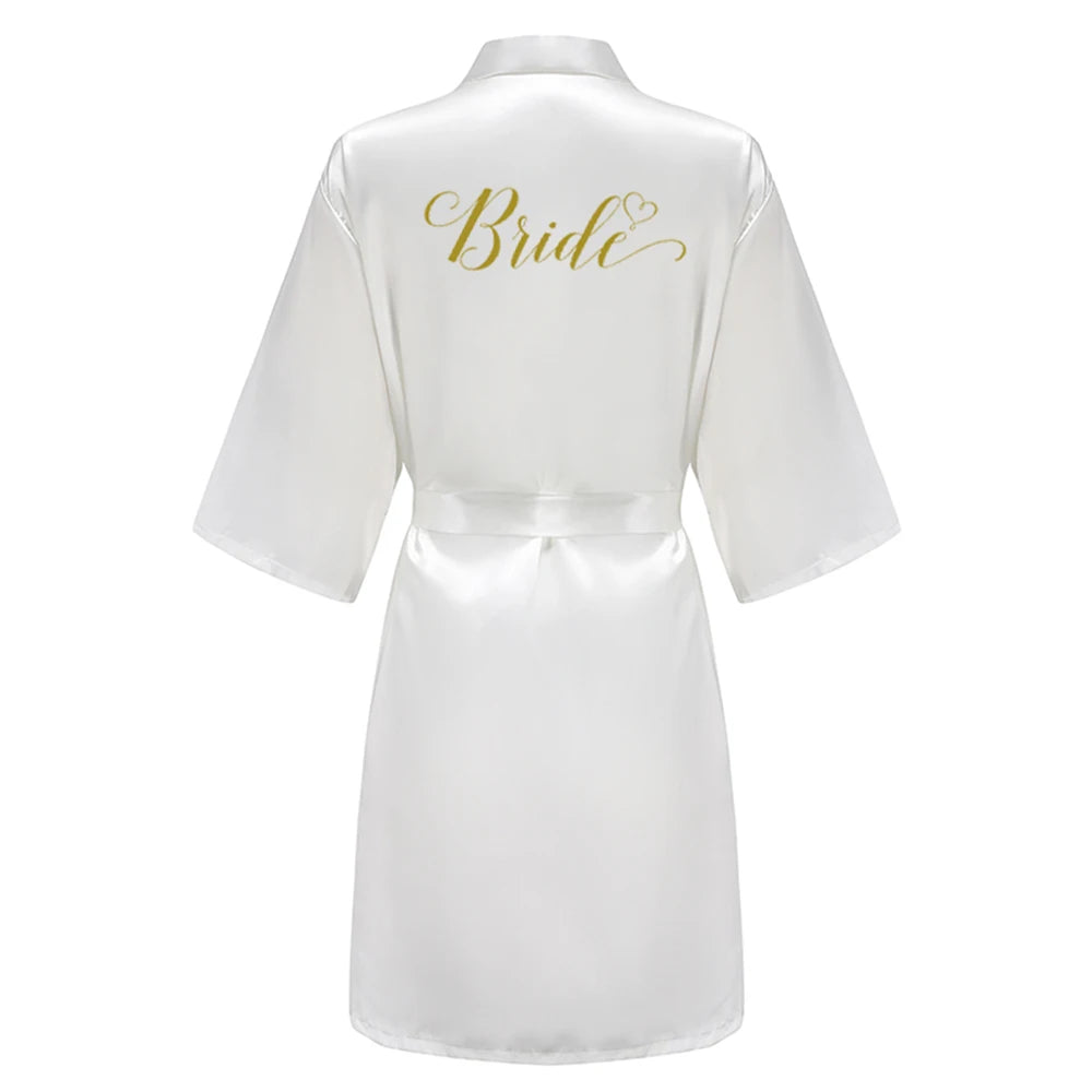 Bridesmaid Satin Robe – Grass Green
