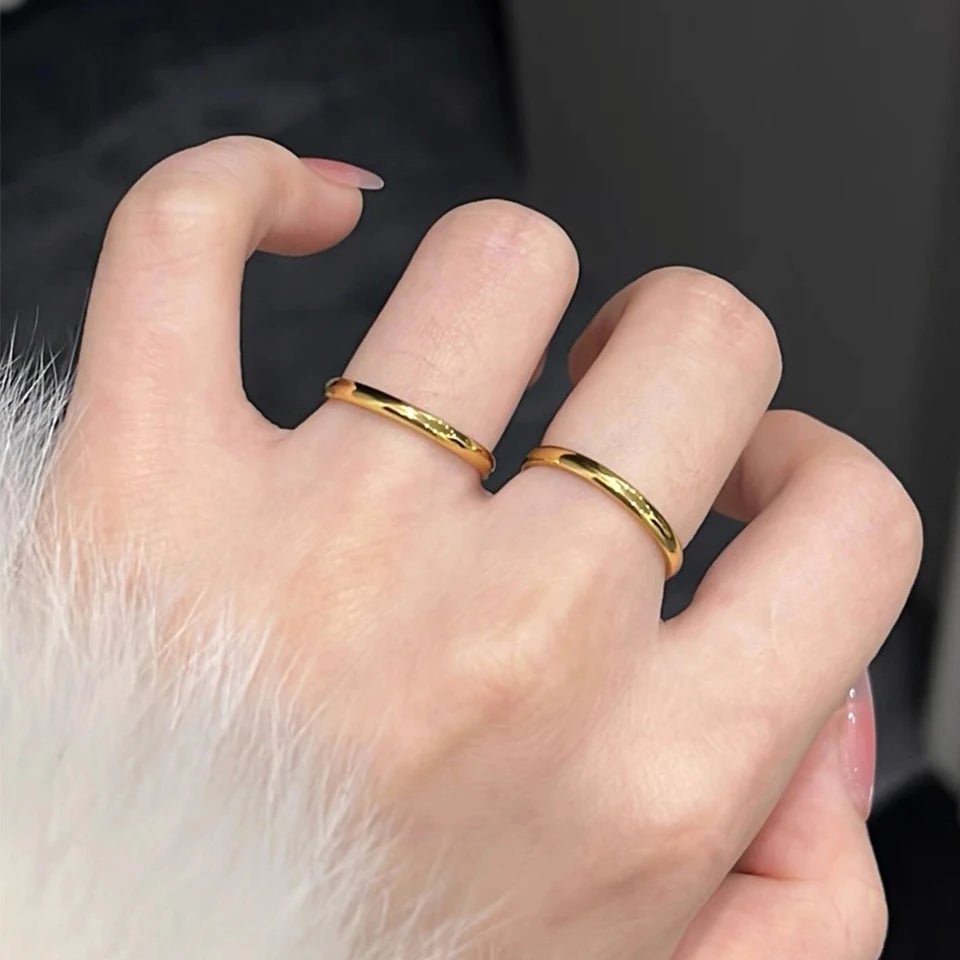 ZAKOL Minimalist Stainless Steel Ring