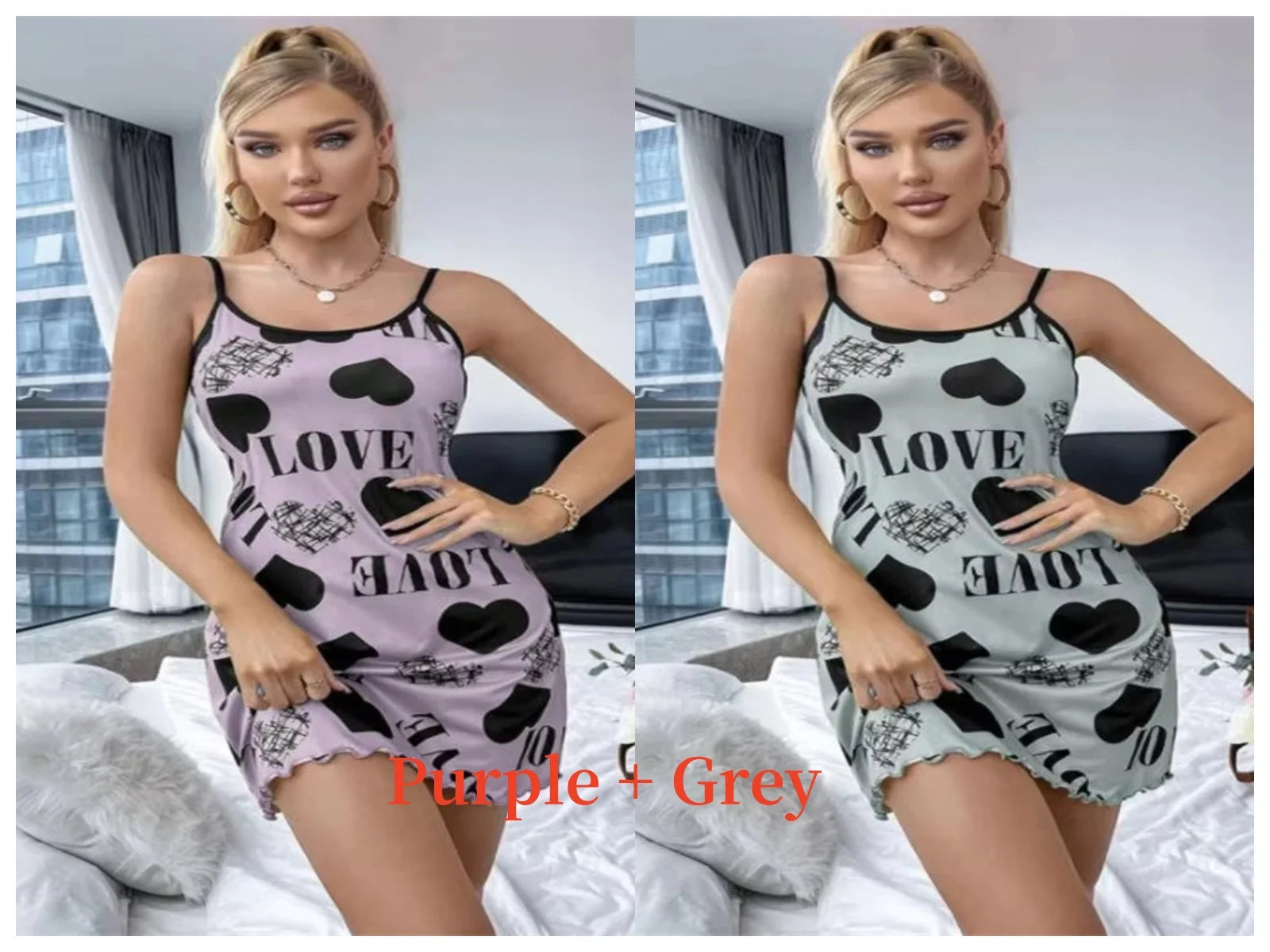 Sexy Summer Print Pajama Dress