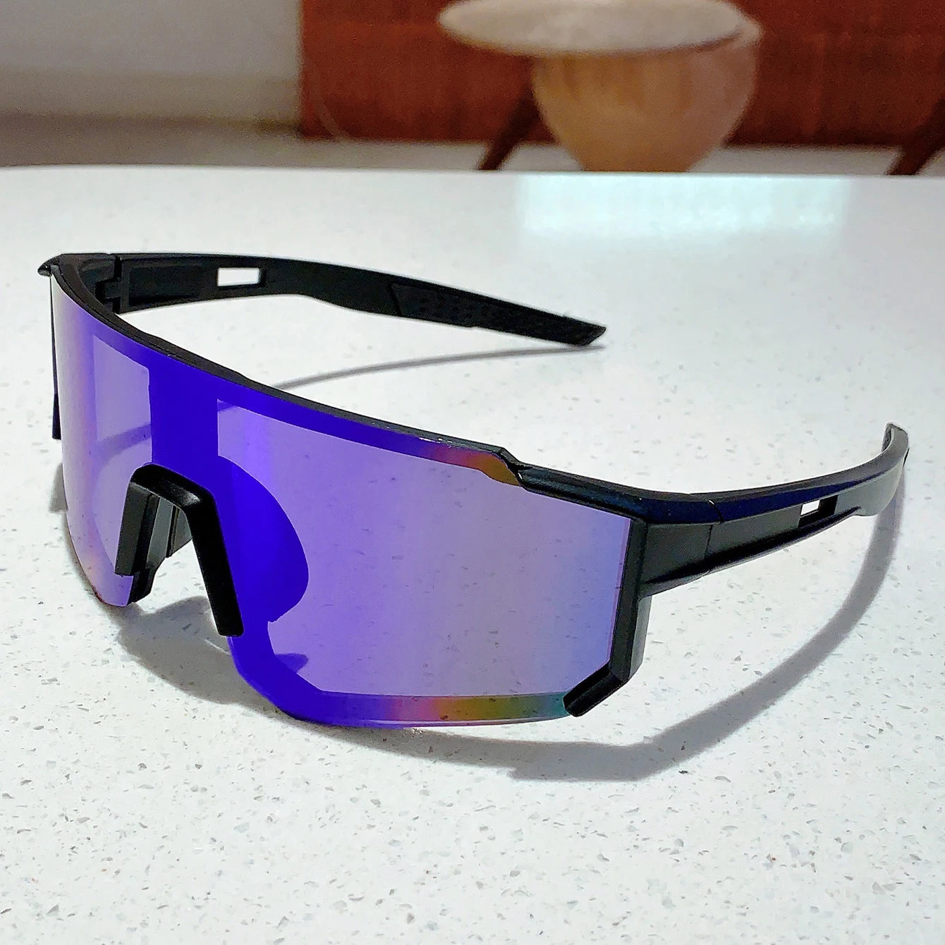 Trendy Oversized Sports Sunglasses