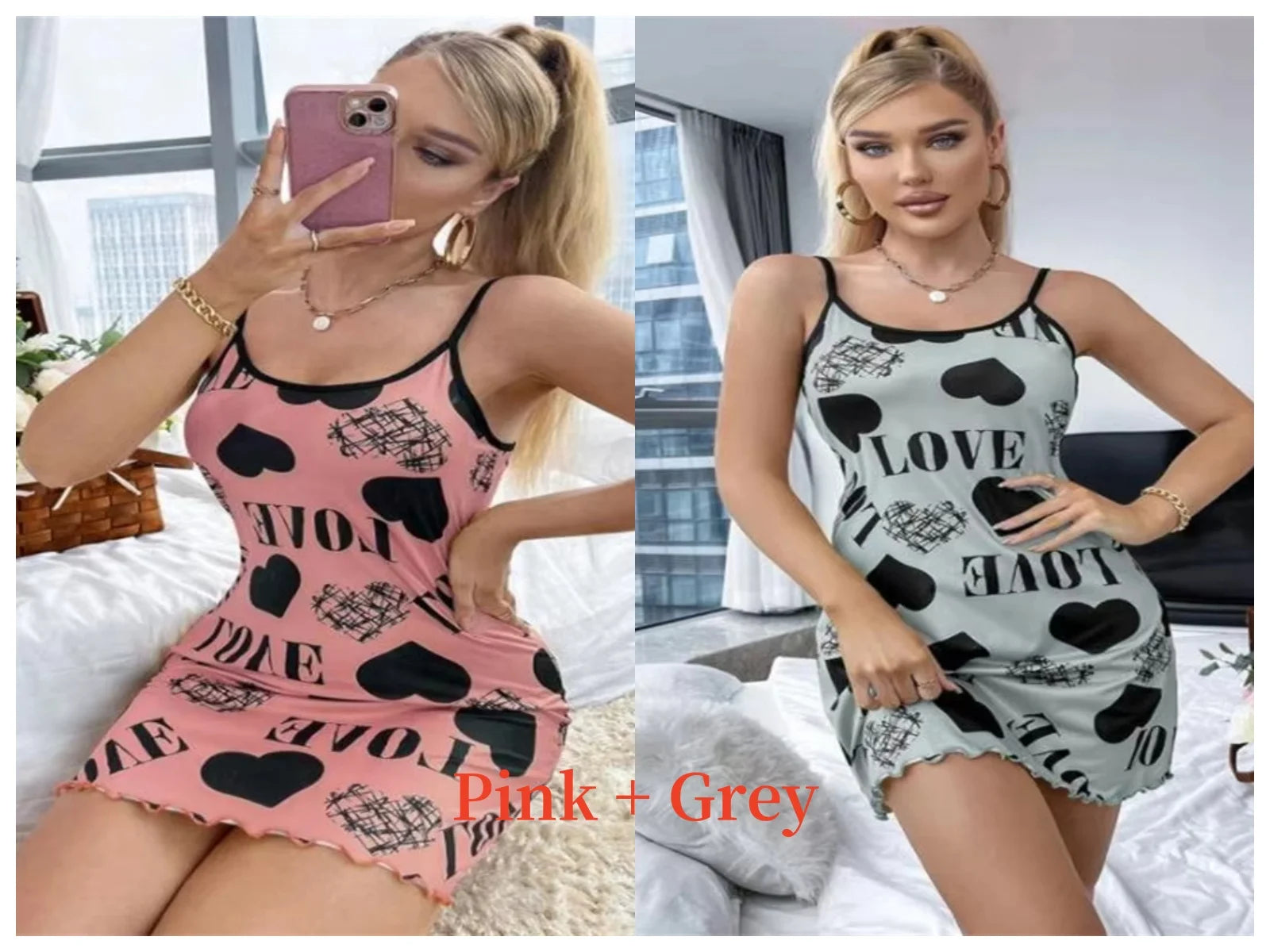 Sexy Summer Print Pajama Dress