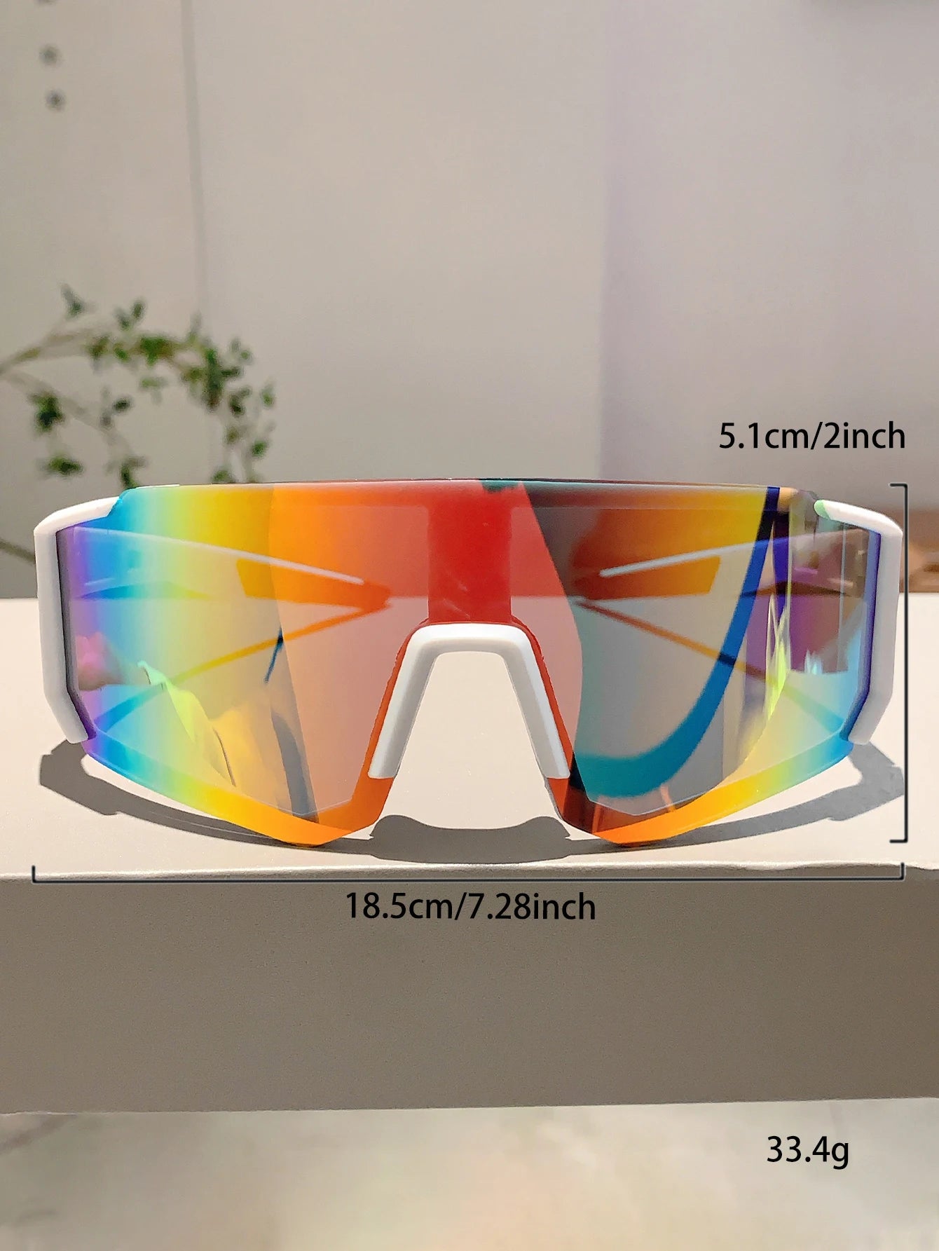 Trendy Oversized Sports Sunglasses